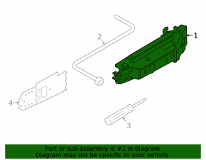 BMW X1 F48 19-22 jack