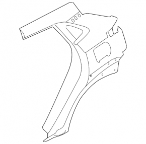 Quarter wing rear right Hyundai Kona 18-21 Awd