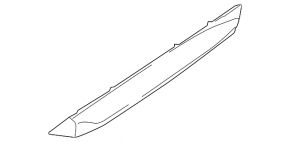 Door trim lower matte rear left Infiniti JX35 QX60 13-15 prerest