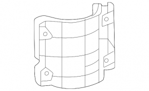 Small air conditioner dryer bracket Chevrolet Equinox EV 24-26