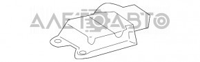 Lexus RX350 10-15 SRS Airbag Module