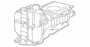Heater assembly for Audi A4 B8 13-15