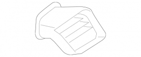 Front panel air duct deflector left Mercedes GLS-class X166 13-15