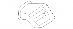 Front panel air duct deflector left Mercedes GLS-class X166 13-15