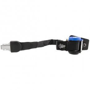 Rear left seat belt with pyropatron Ford Fusion mk5 17-20 black