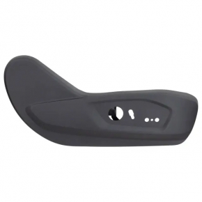 Right side passenger seat trim for Ford Edge 15-24, black, electric, type 2