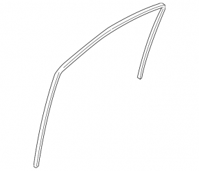 Glass seal front left Mercedes X164 GL W164 ML