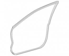 Mercedes W211 rear right door seal