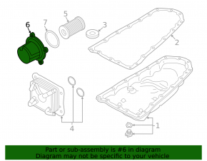 Oil filter housing for automatic transmission Nissan Murano z52 15-24