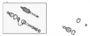 Front right axle shaft for Lexus ES300 ES330