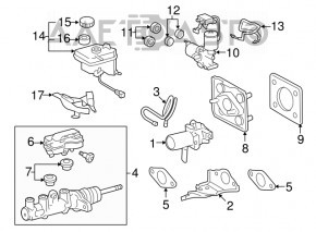 Lexus LS460 LS600h 07-17 Brake Booster Pump