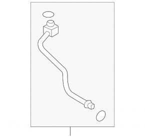 Air conditioning pipe rear row supply Audi Q7 16-