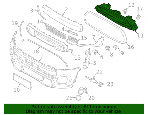 Radiator grille grill Mini Cooper F56 3d 14-19 dorest