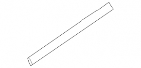 Inner rear left door glass seal BMW X2 F39 18-23