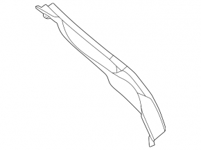 Right lower trunk door trim BMW i4 22-26