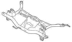 Subframe rear VW Tiguan 09-17 FWD