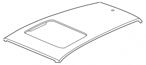 Metal roof Honda HR-V 16-22 under the hatch