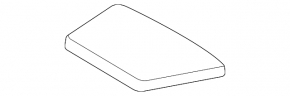 Subaru Forester 25-26 black upper front panel trim