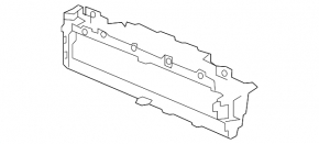 Radiator deflector central square Honda Accord 18-22 1.5T