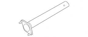 Ford Flex 09-12 Exhaust System Resonator Crumpled