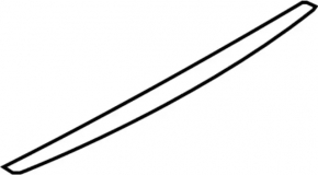 Infiniti QX70 15-17 chrome trunk lid molding