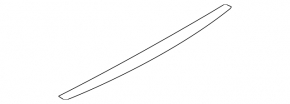 Infiniti QX70 15-17 chrome trunk lid molding