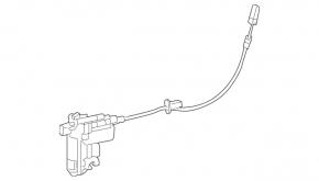Front left door closer Mercedes GLE 350 450 20-26