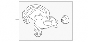 ABS bracket Ford Edge 15-24 upper