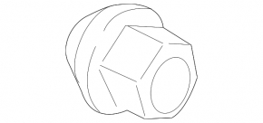 Wheel nut d19 M12x1.5 Ford Transit Connect MK2 13-18 for iron