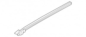 Glass seal front right Ford Mustang mk6 15-23