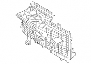 Heater assembly Ford Escape MK4 20 - broken mount