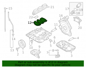 Oil deflectorAudi Q7 16-19 3.0T