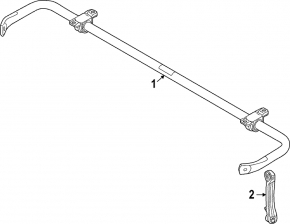 Rear right stabilizer link Volkswagen ID.4 21-23