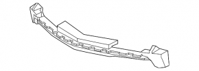 Chevrolet Camaro 16 Front Bumper Absorber - Front, Broken Edge