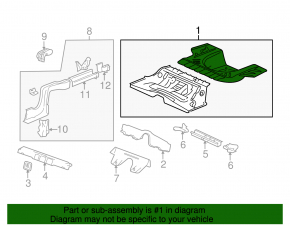 Cadillac CTS 14- Trunk Tray