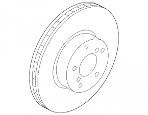 Front left brake disc Subaru Outback 15-19