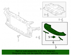 Front Bumper Guard Hyundai Sonata 18-19
