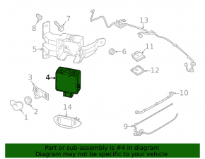 Blind Spot Sensor BSM Right VW Passat 20-22