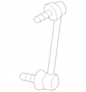 Front stabilizer bar link left Volvo XC60 18-24