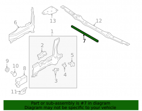 Windscreen wiper bracket Volvo XC60 18-23