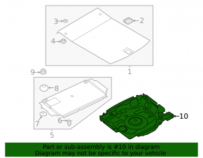 Audi A6 C8 19-25 MHEV trunk liner