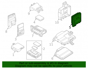 HOMELINK GARAGE DOOR MODULE Audi A6 C8 19-24