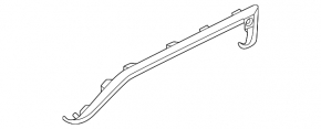 Left rear bumper molding for BMW XM G09 23-26