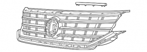 Radiator grill grill VW Passat 20-22