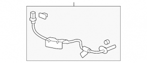 ABS Sensor Rear Left Acura MDX 14-16 FWD