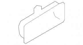 Handle with button for opening the trunk door outside Volkswagen ID.4 21-23 without camera