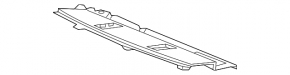 Lower radiator deflector for a 2013-2015 Honda Accord