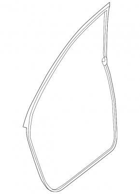 Front left door seal Nissan Pathfinder 13-20