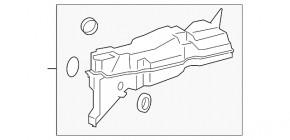 Lexus LX570 windshield washer reservoir (pre-restored)