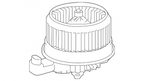 Heater fan motor Lexus NX200t NX300 NX300h 15-21